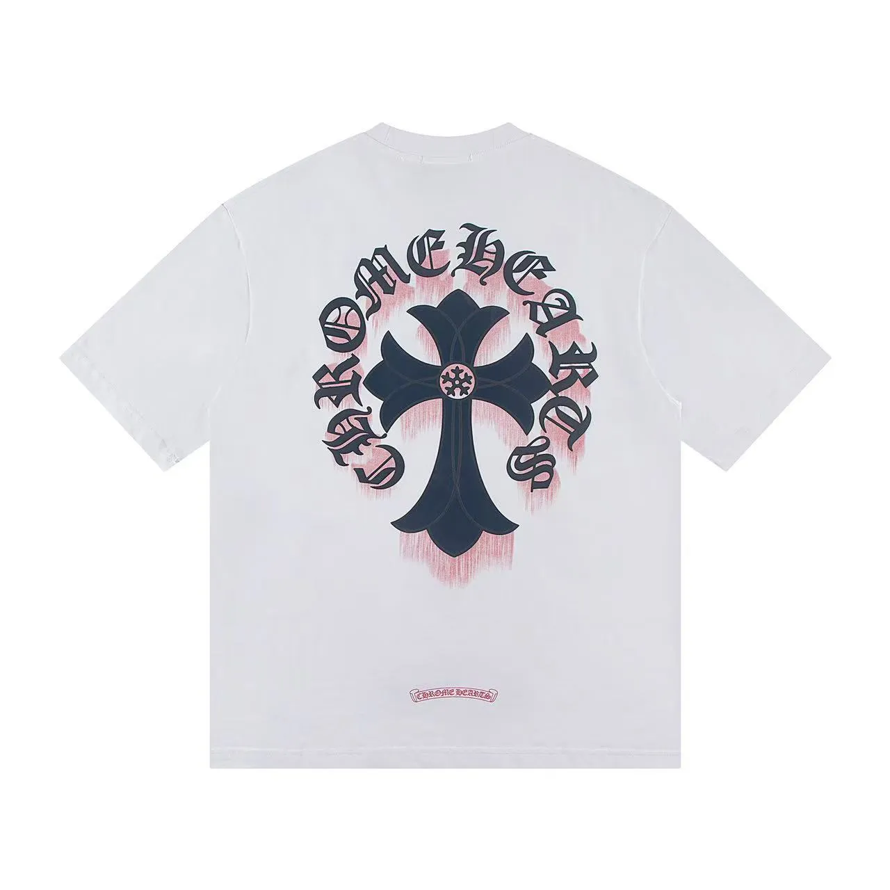 🅿️150 Style: 2025 new Croix Heart short-sleeved T-shirt Material: High version 300g double yarn combed cotton Size: S～XL Color: Black Style number: Z018